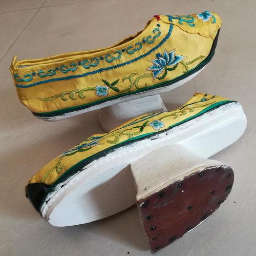 花盆底鞋图片,复古与现代交融的时尚潮流